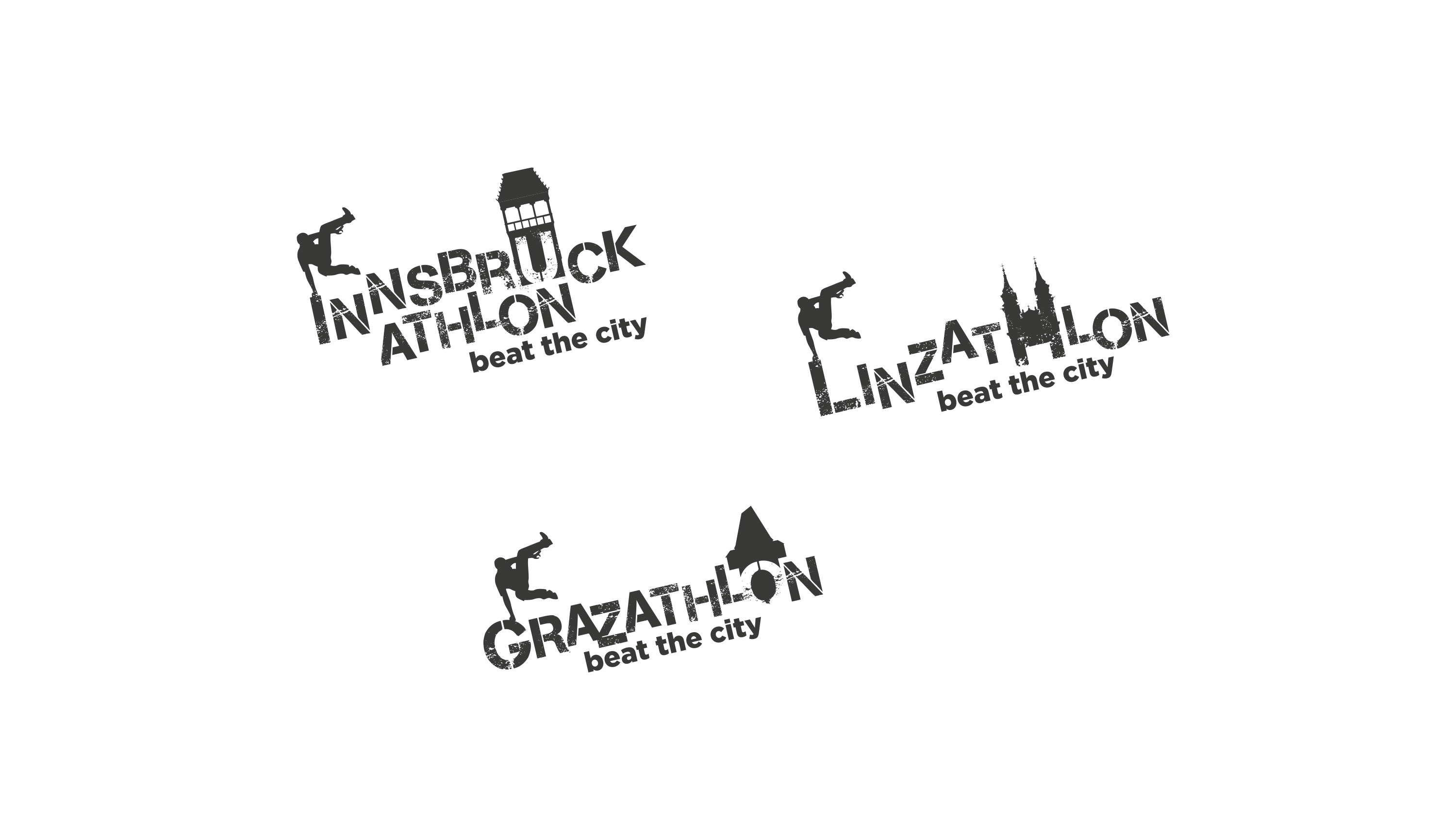 Graz-, Innsbruck- und Linzathlon Logo