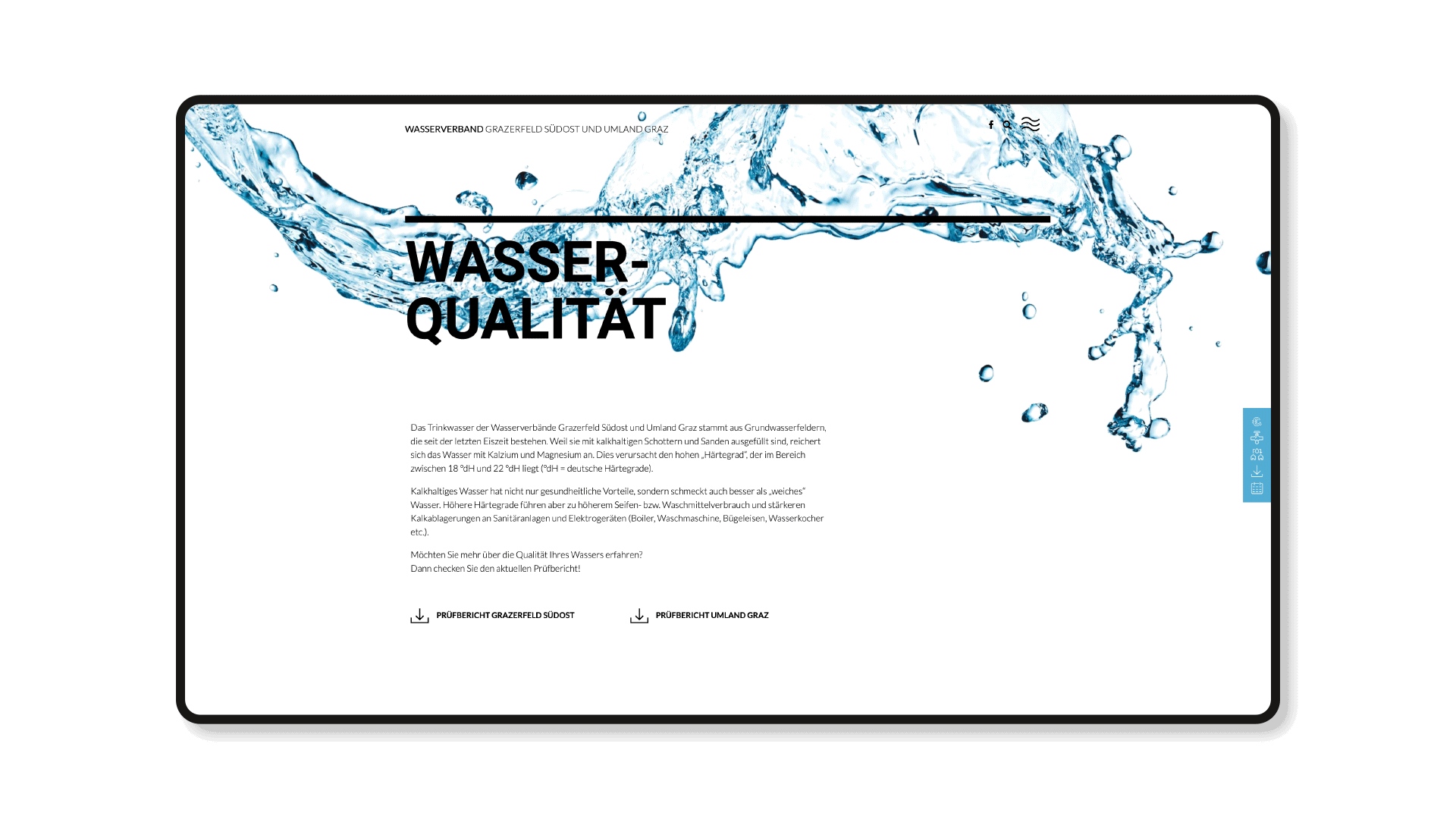 Wasserverband Grazerfeld Südost Website